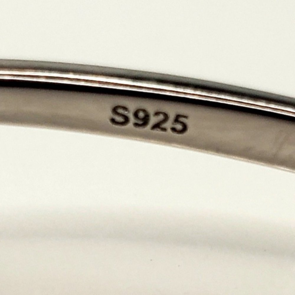 Sterling Silver Infinity "Blessed" Bangle - image 5